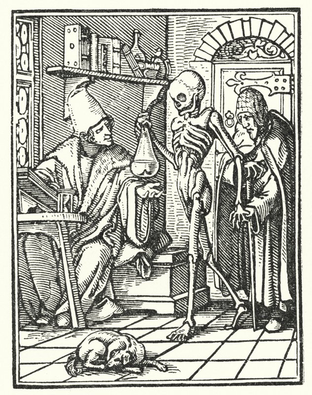 Døden og legen av Hans Holbein der Jüngere