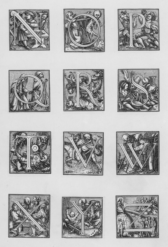 Holbeins alfabet av Hans Holbein der Jüngere