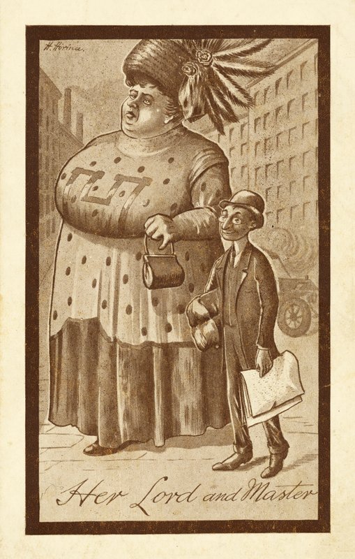 Hennes herre og mester (litho) av Hans Horina