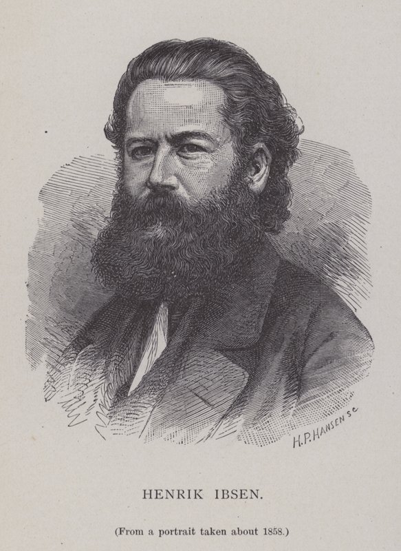 Henrik Ibsen, norsk dramatiker, teatersjef og poet av Hans Peter Hansen