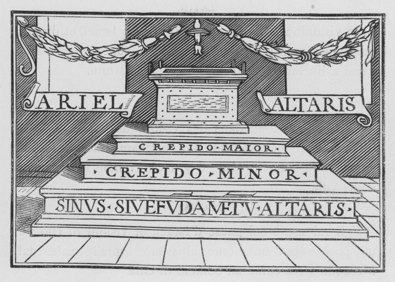Guds herlighet vender tilbake til templet, Ezekiel XLIII, 4 av Hans after Holbein the Younger
