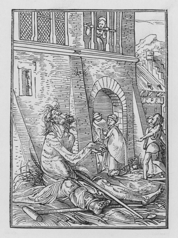 Holbeins Dødedans: Tiggeren av Hans after Holbein the Younger