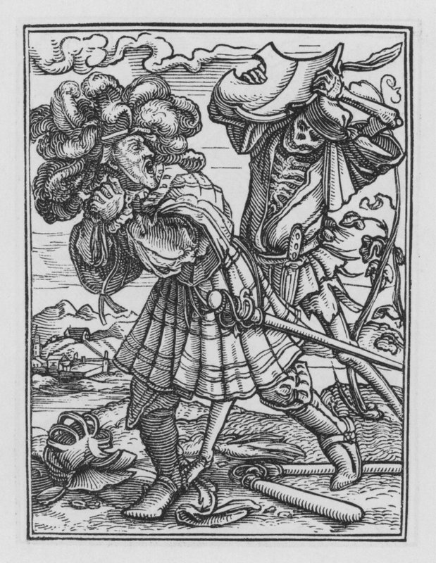 Holbeins Dødedans: Greven av Hans after Holbein the Younger