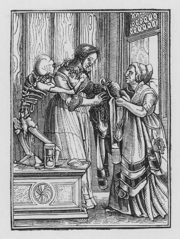 Holbeins Dødedans: Grevinnen av Hans after Holbein the Younger