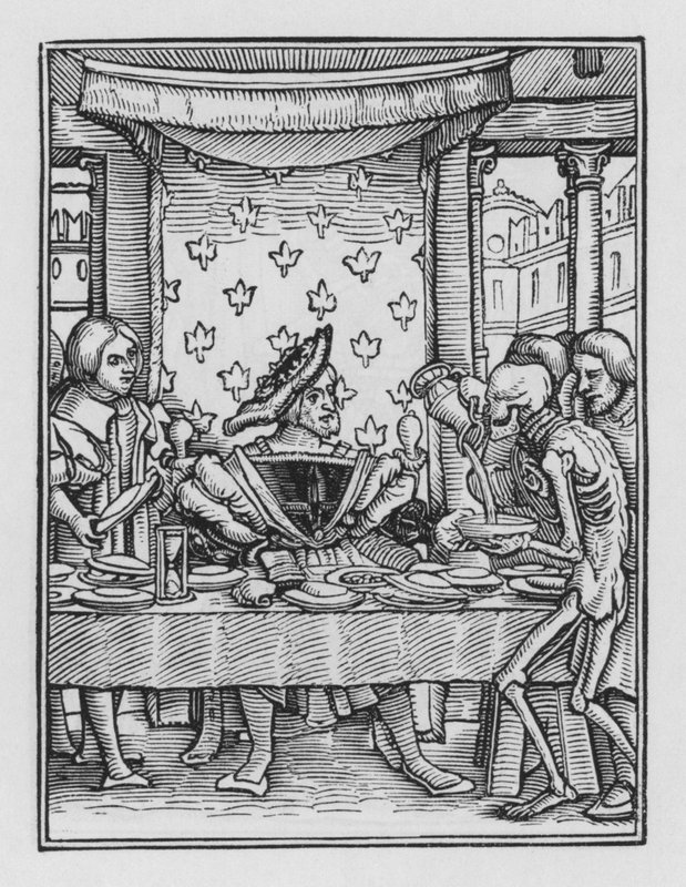 Holbeins Dødedans: Kongen av Hans after Holbein the Younger