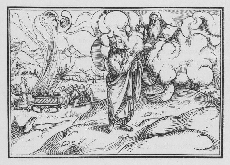 Brennofferet, 3. Mosebok 1, 2 av Hans after Holbein the Younger