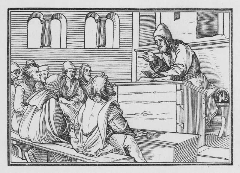 Profetien til Amos, Amos I, 1 av Hans after Holbein the Younger