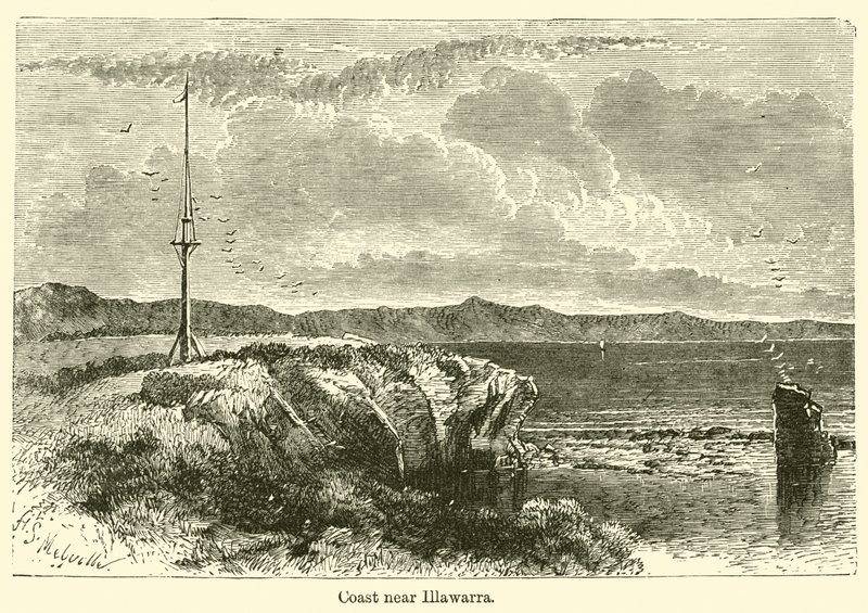 Kyst nær Illawarra av Harden Sidney Melville
