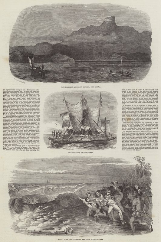 Skisser av New Guinea av Harden Sidney Melville