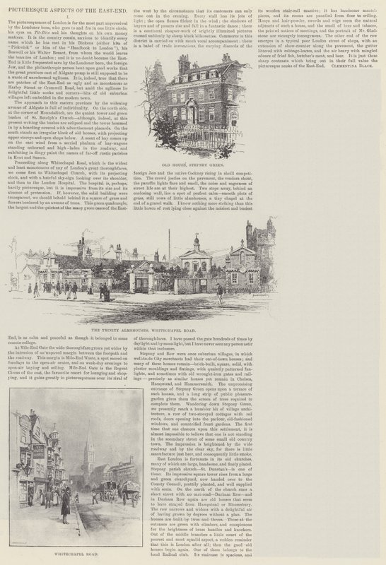 Pittoreske aspekter av East-End av Harold Oakley