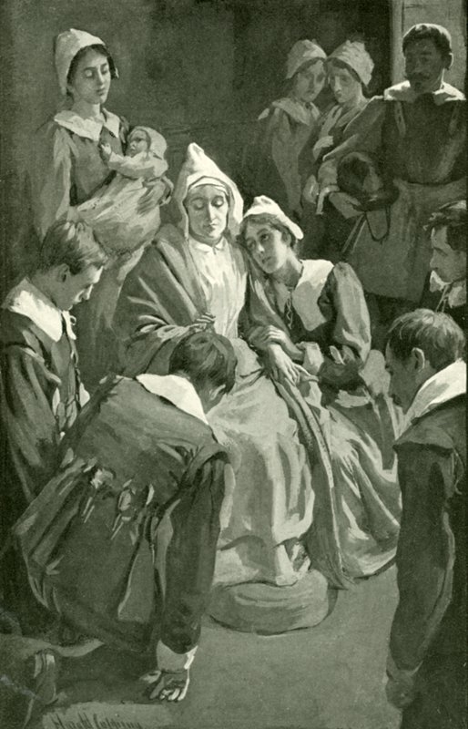 Christiana velsigner barna sine av Harold Copping