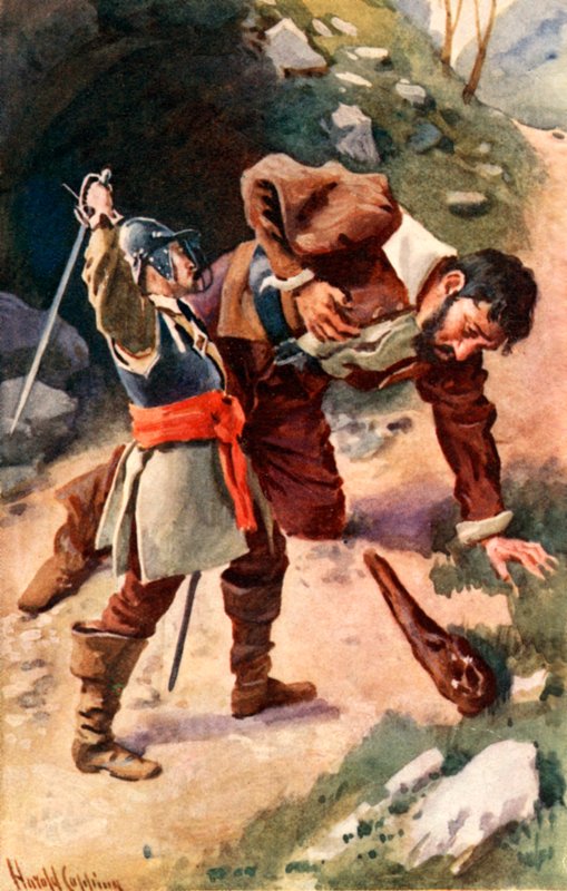 Giant Mauls død av Harold Copping