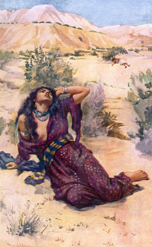 Hagar av Harold Copping