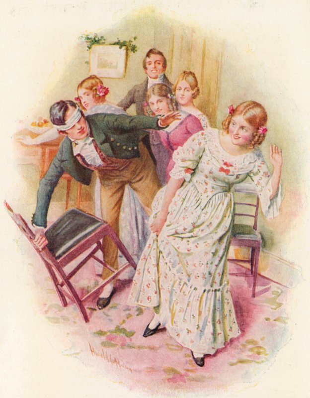 Illustrasjon for A Christmas Carol av Charles Dickens (farge litho) av Harold Copping