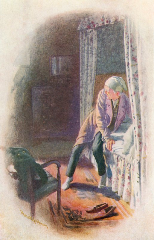 Illustrasjon for A Christmas Carol av Charles Dickens av Harold Copping