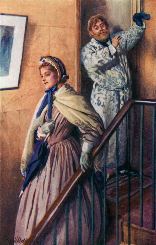 Illustrasjon for gode koner av Louisa M Alcott av Harold Copping