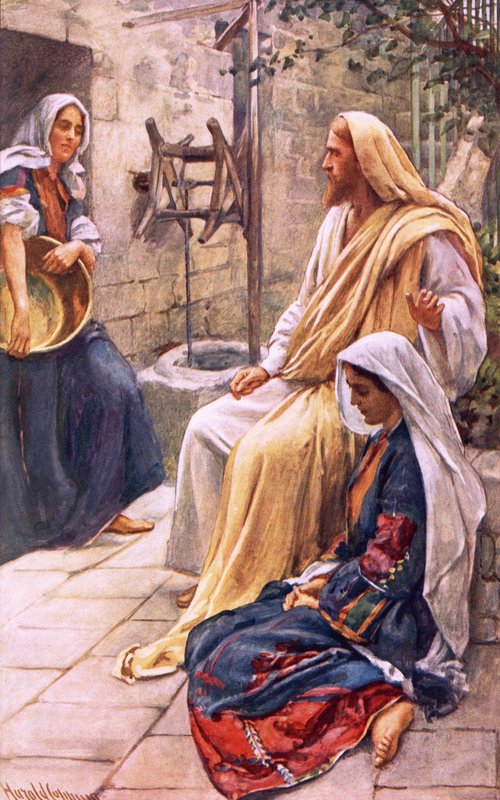 Martha og Mary av Harold Copping