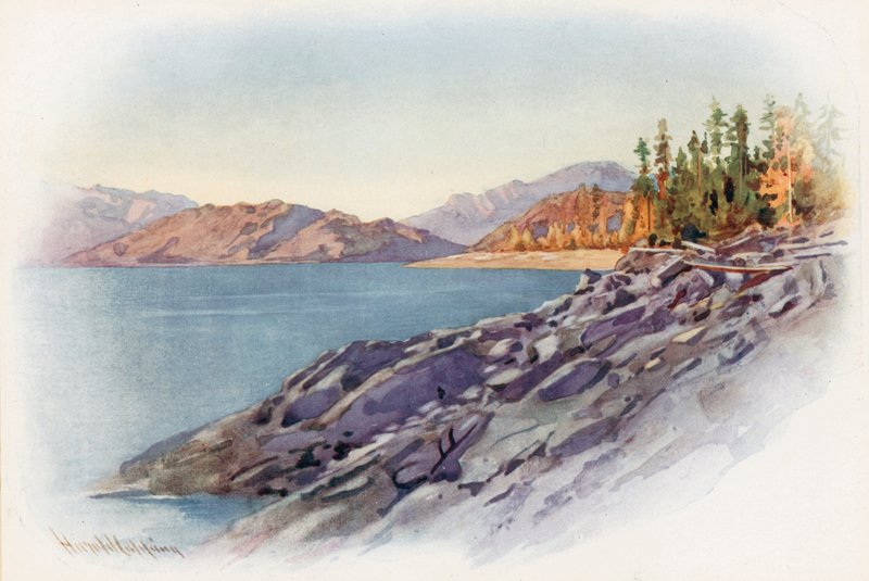 På Kootenay Lake av Harold Copping