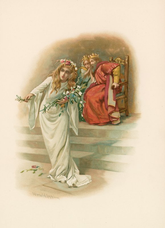Ophelia, sint av Harold Copping