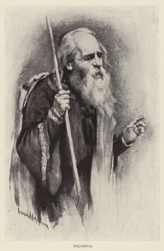 Polonius av Harold Copping