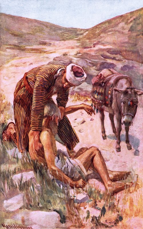 Den barmhjertige samaritan av Harold Copping