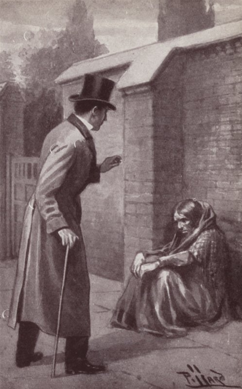 Illustrasjon for The Mystery Of Edwin Drood av Charles Dickens (litho) av Harold Hume Piffard