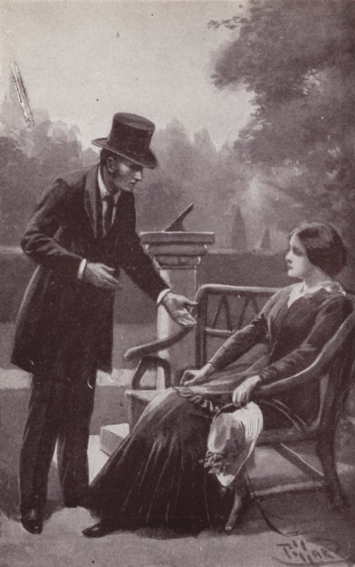 Illustrasjon for The Mystery Of Edwin Drood av Charles Dickens (litho) av Harold Hume Piffard