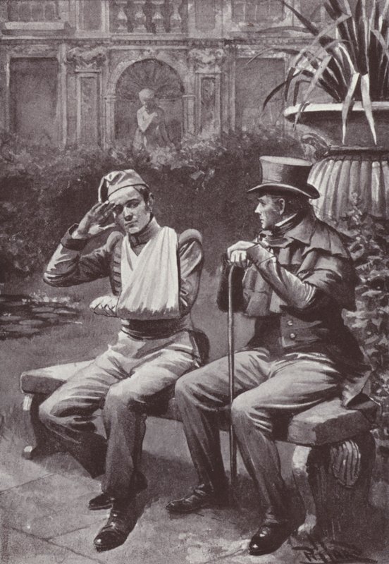 Illustrasjon for Vanity Fair av William Makepeace Thackeray (litho) av Harold Hume Piffard