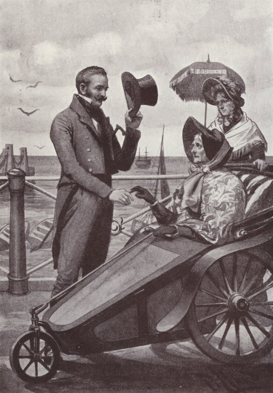 Illustrasjon for Vanity Fair av William Makepeace Thackeray (litho) av Harold Hume Piffard