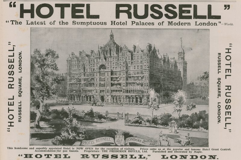 Hotel Russell, Russell Square, London av Harold Oakley