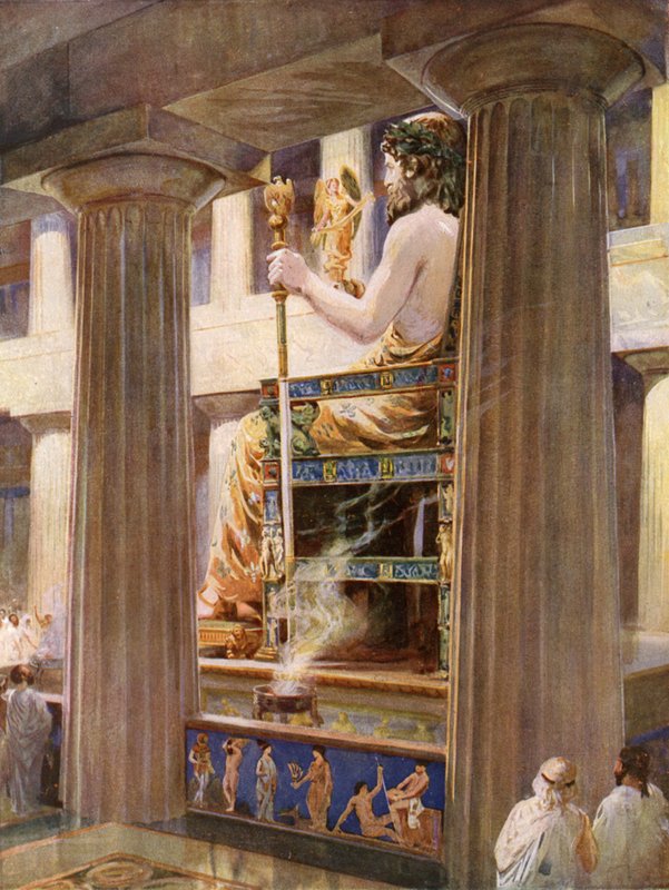 Zevs av Pheidias, den høyeste legemliggjørelsen av guddommelighet i kunst av Harold Oakley