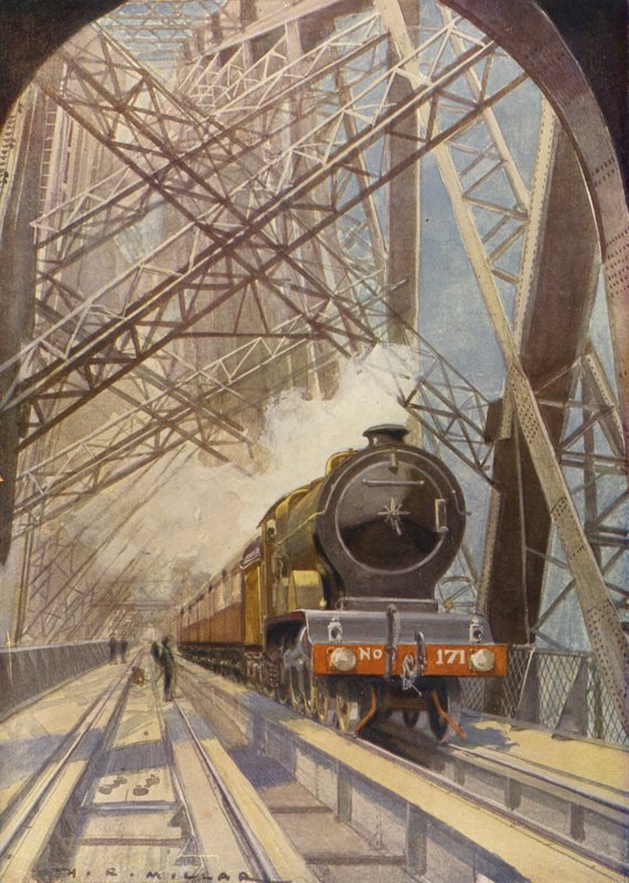 Krysser Forth Bridge av Harold Robert Millar