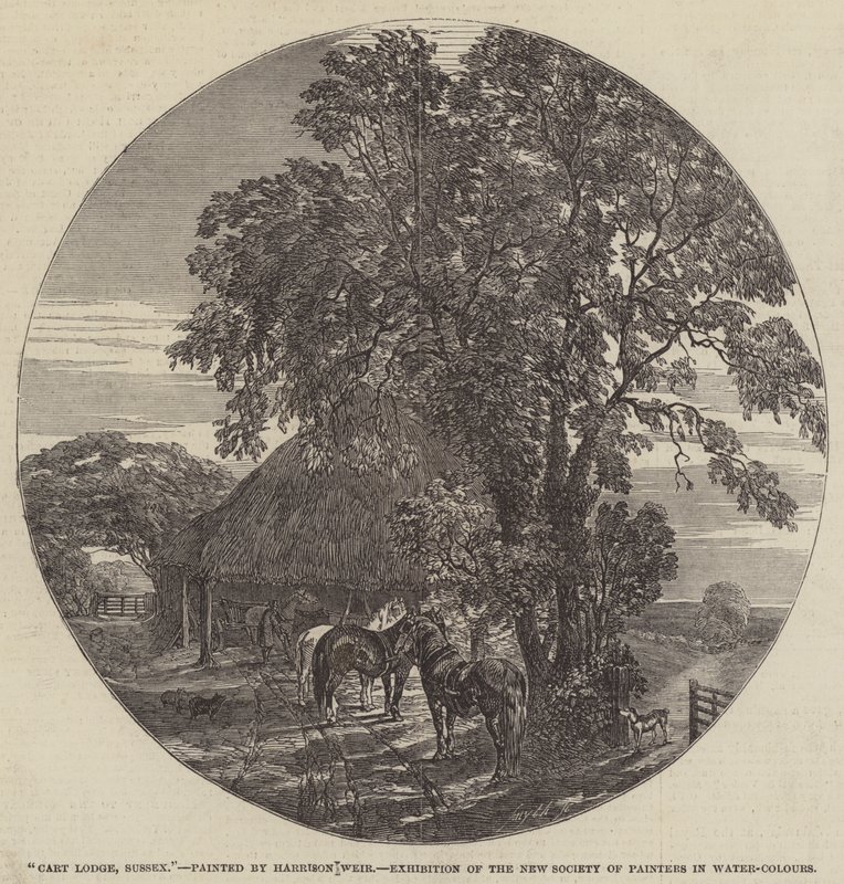 Cart Lodge, Sussex av Harrison William Weir
