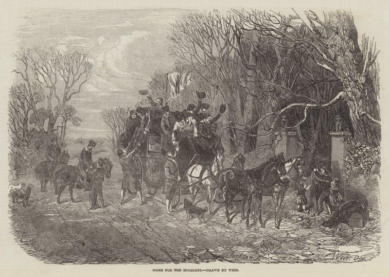 Hjem til ferien av Harrison William Weir