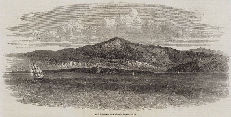 Bic Island, River St Lawrence av Harry Fenn