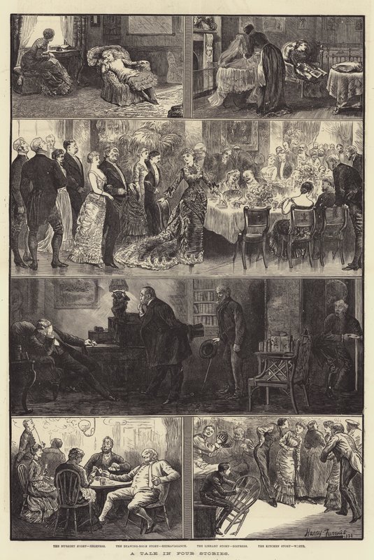 En fortelling i fire historier av Harry Furniss