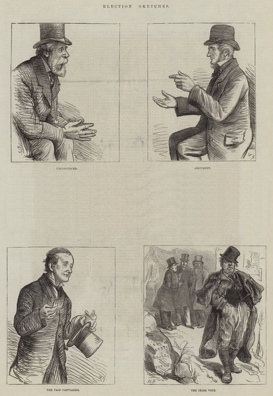 Valgskisser av Harry Furniss