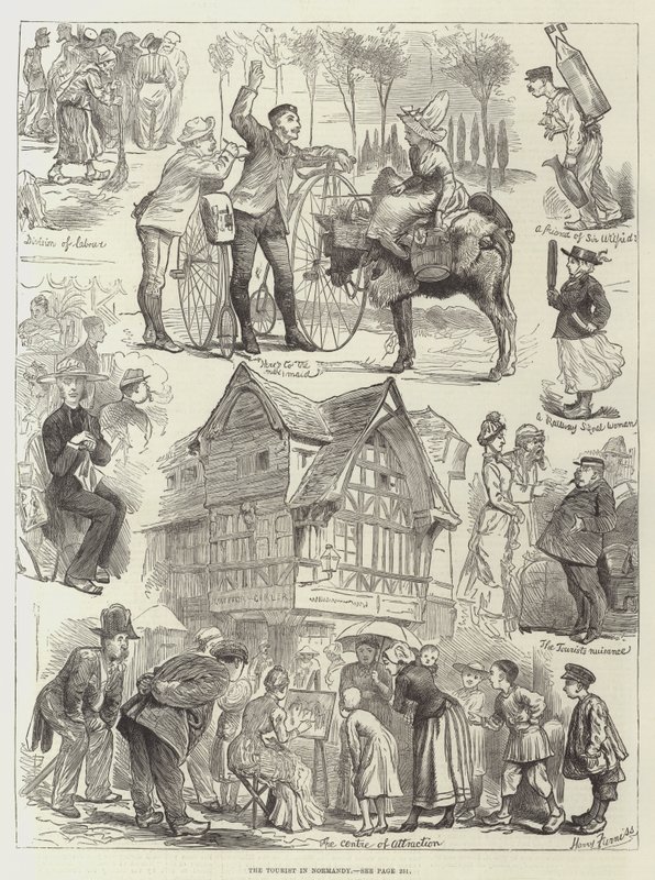 Turisten i Normandie av Harry Furniss