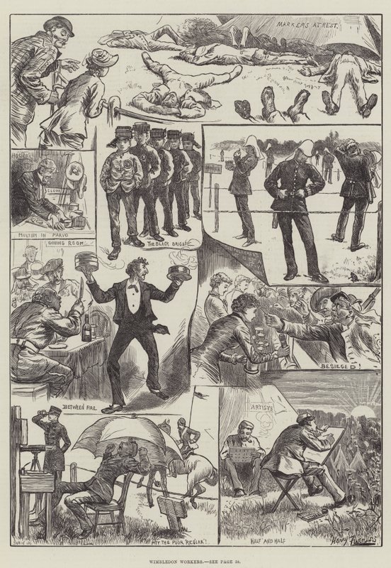 Wimbledon-arbeidere av Harry Furniss