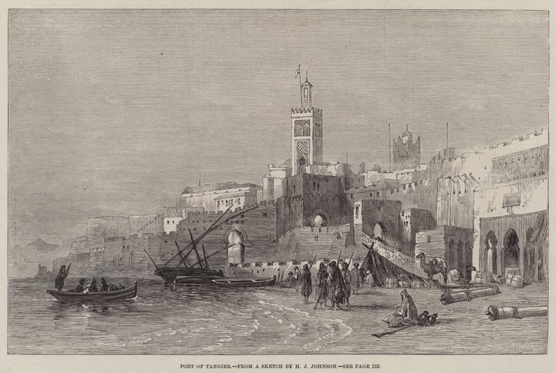 Tanger havn av Harry John Johnson