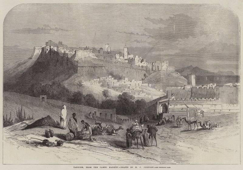 Tangier, fra kamelmarkedet av Harry John Johnson