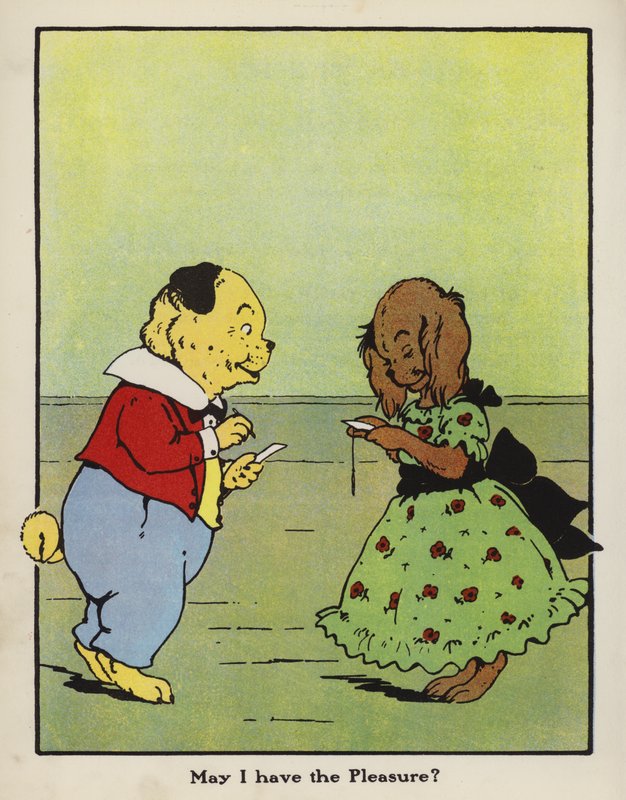 Kan jeg få gleden? (farge litho) av Harry B Neilson