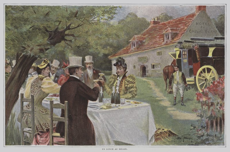 Un Lunch au Relais (En lunsj på Roadside Restaurant) av Harry Finney