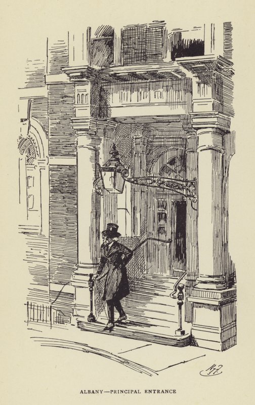 Albany, hovedinngang av Harry Furniss