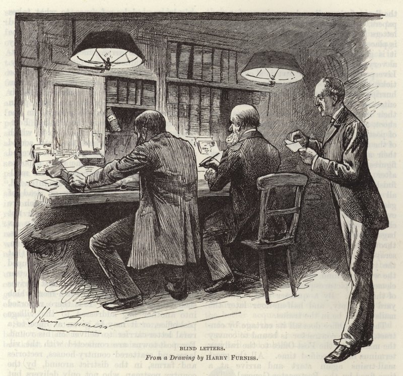 Blinde bokstaver av Harry Furniss