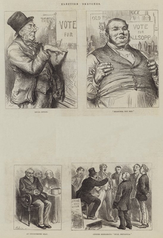 Valgskisser av Harry Furniss