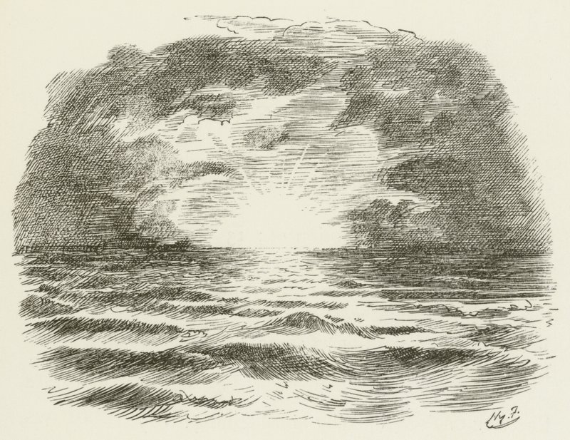 Illustrasjon for Sylvie og Bruno av Lewis Carroll av Harry Furniss
