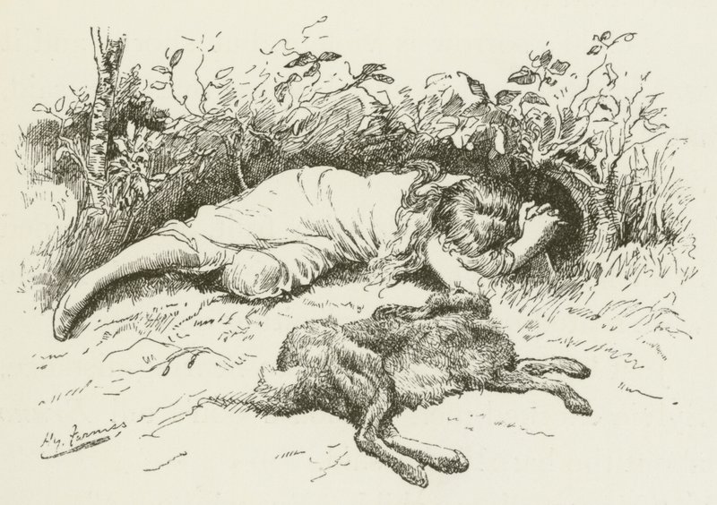 Illustrasjon for Sylvie og Bruno av Lewis Carroll av Harry Furniss