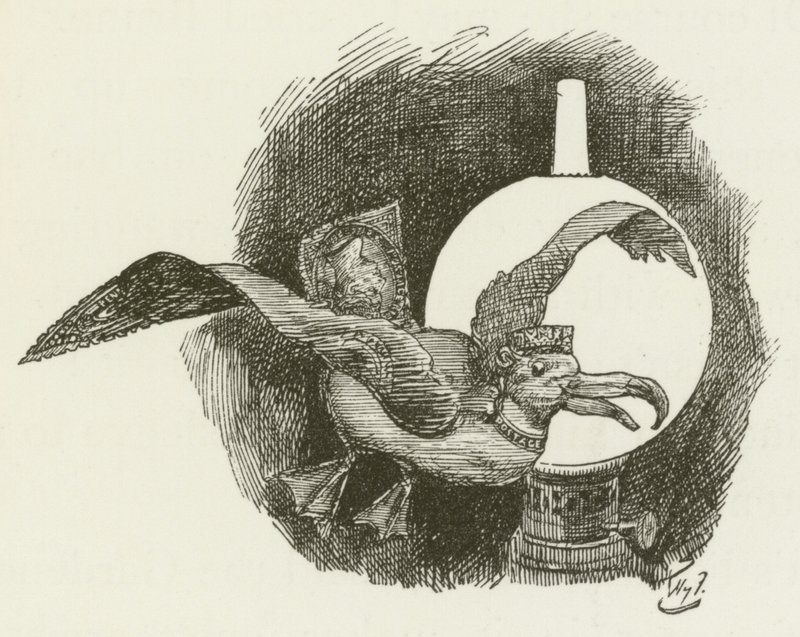 Illustrasjon for Sylvie og Bruno av Lewis Carroll av Harry Furniss