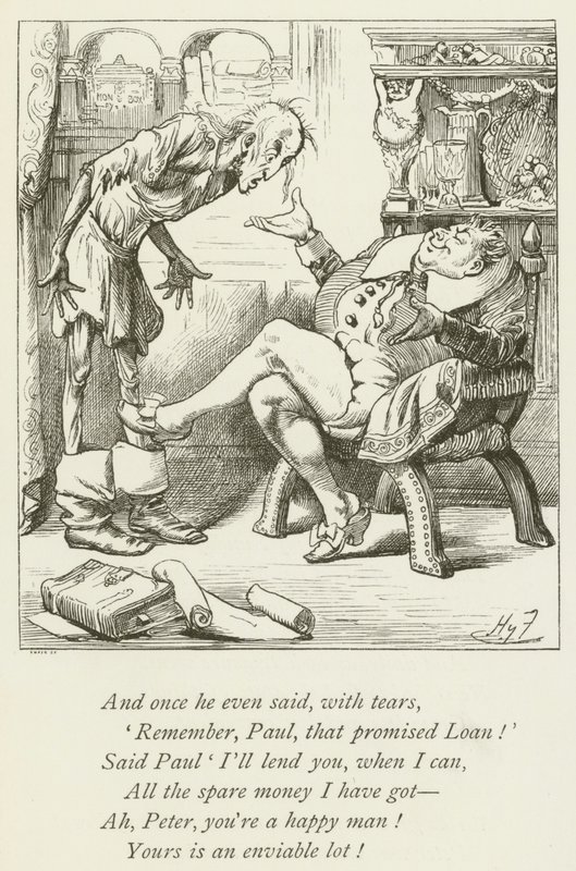 Illustrasjon for Sylvie og Bruno av Lewis Carroll av Harry Furniss